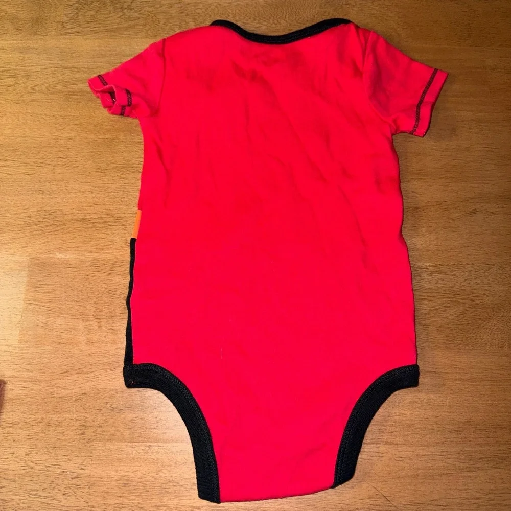 Disney Baby The Incredibles Bodysuit Red Black Superhero Costume 24M Pixar